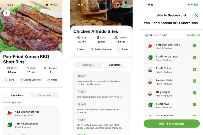 Grocify: AI-Powered Recipe & Grocery Manager – screenshot 2