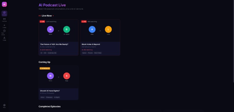 AI Podcast Studio – screenshot 1