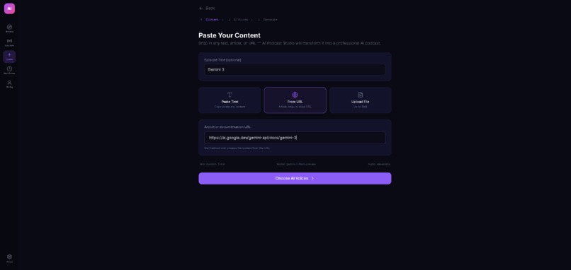 AI Podcast Studio – screenshot 11