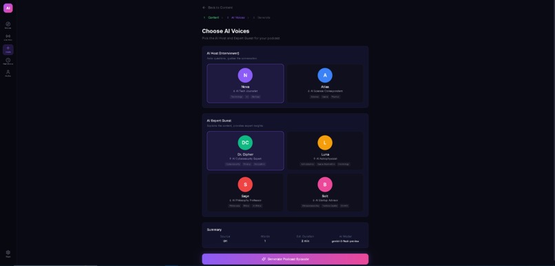 AI Podcast Studio – screenshot 12