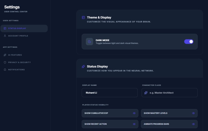 [Incremental System] IRL Status Screen – screenshot 8
