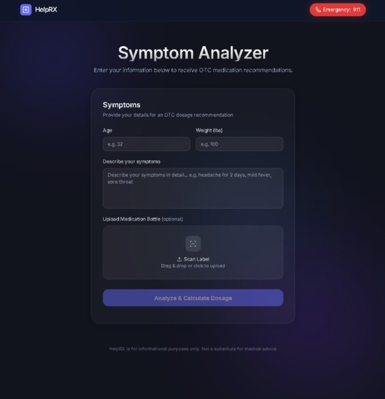 HelpRX – screenshot 1