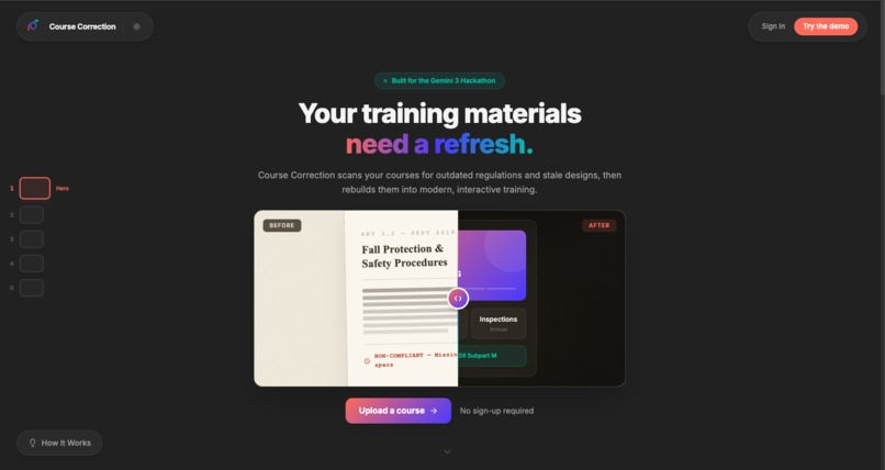 Course Correction – screenshot 1