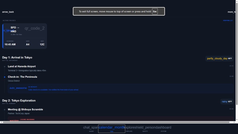 Build a conversational AI travel agent – screenshot 3
