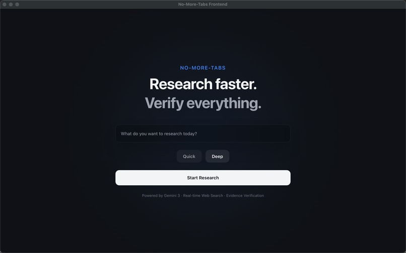 No-More-Tabs – screenshot 1