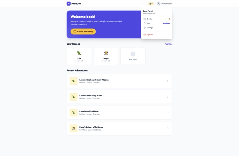 MyHERO – screenshot 1