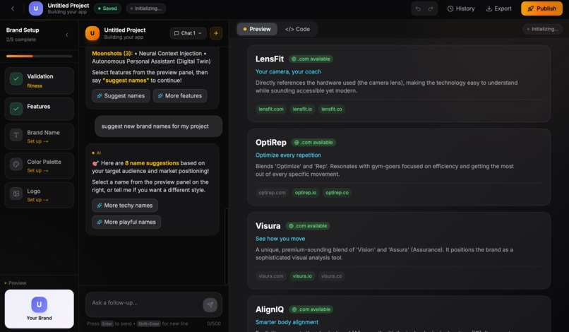LaunchKit: From Startup Idea to Live App in Minutes – screenshot 4