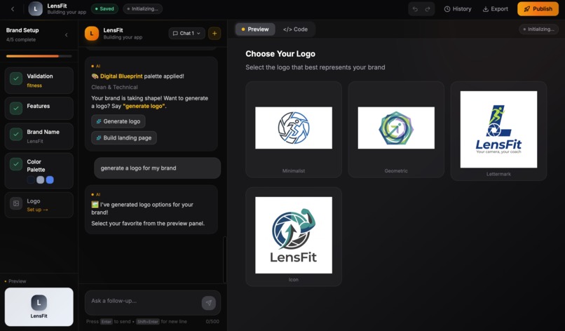 LaunchKit: From Startup Idea to Live App in Minutes – screenshot 6