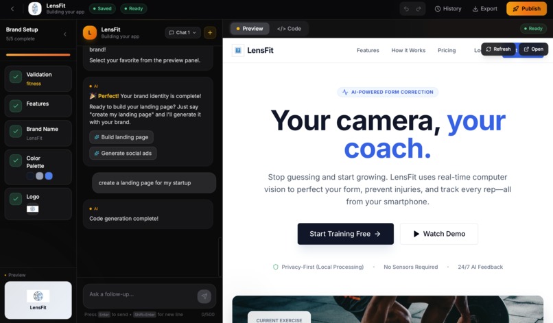 LaunchKit: From Startup Idea to Live App in Minutes – screenshot 7