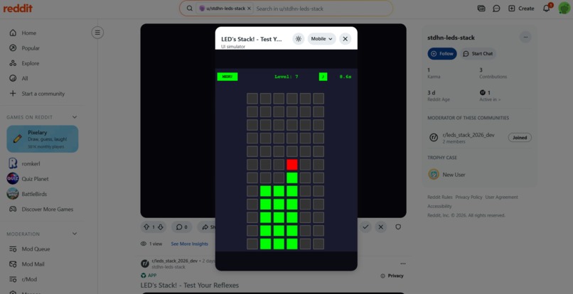 Leds Stack – screenshot 1