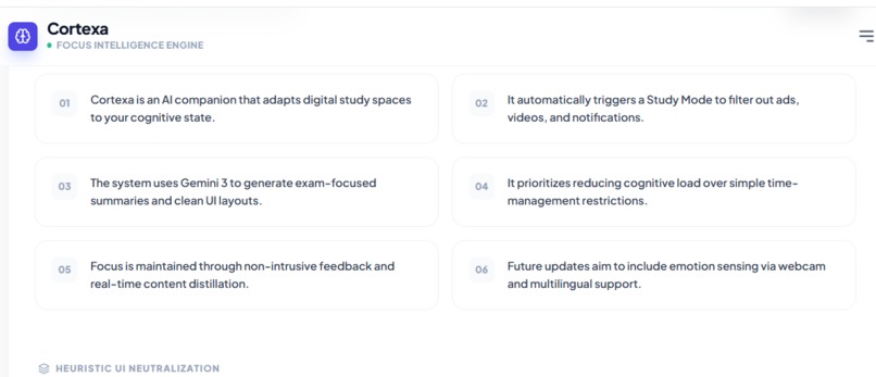 Cortexa: Adaptive Focus Intelligence – screenshot 3