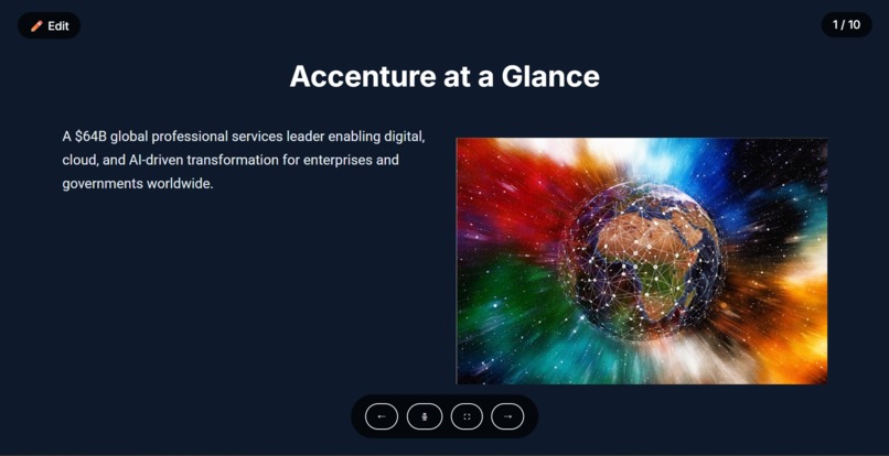 Accenture Presentation -- PRESENTME – screenshot 1
