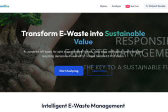 UrbanOre - AI-Powered E-Waste Management Platform