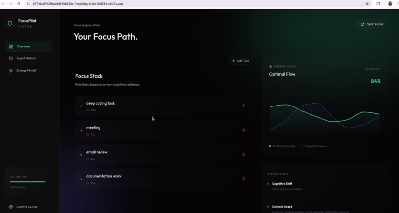 Focuspilot Os – screenshot 1