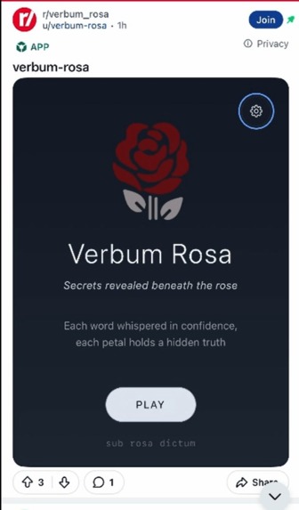 Verbum Rosa – screenshot 1