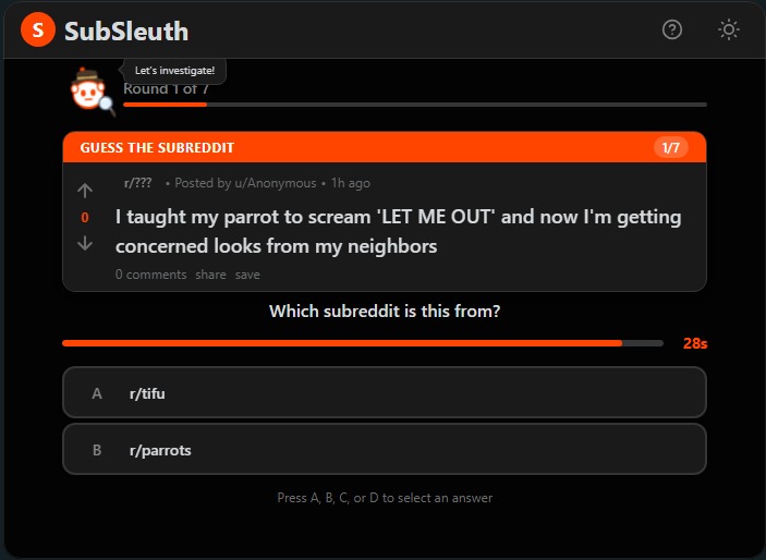 SubSleuth Daily – screenshot 2