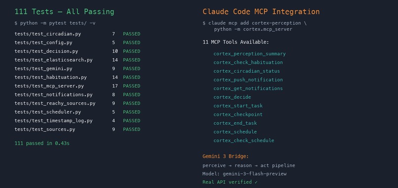 Cortex: Cognitive Perception for Elasticsearch Agents – screenshot 2