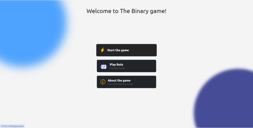 The Binary Game – screenshot 1