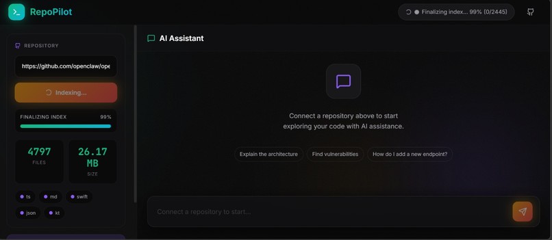 RepoPilot AI – screenshot 2