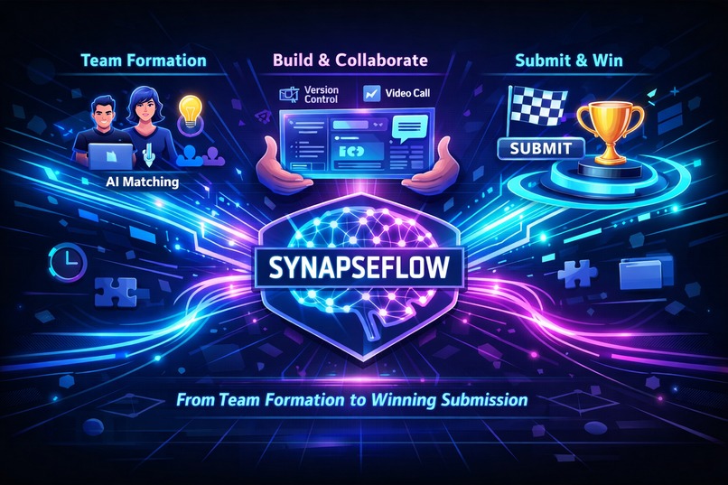 SynapseFlow - The Ultimate Hackathon Collaboration Platform – screenshot 1