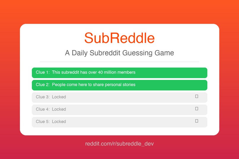 SubReddle – screenshot 1