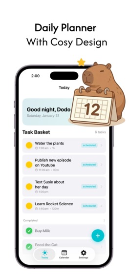 Capybara Daily Planner - CapyPlan – screenshot 2