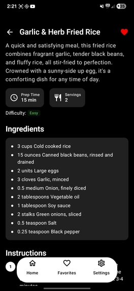 Simple Meals – screenshot 4