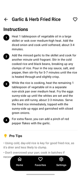 Simple Meals – screenshot 5
