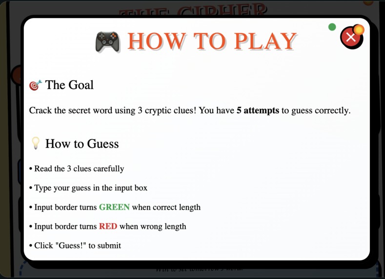 The Daily Cipher – screenshot 2