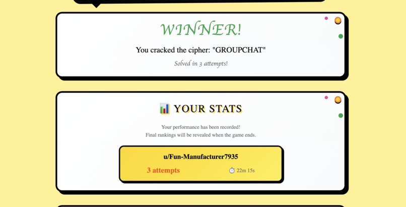 The Daily Cipher – screenshot 5