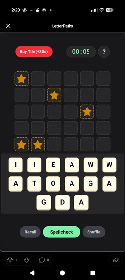 LetterPaths – screenshot 2