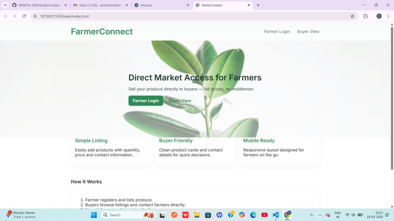 Direct Market Access for Farmers – screenshot 1