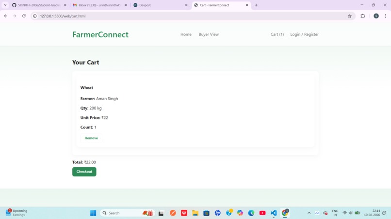 Direct Market Access for Farmers – screenshot 2