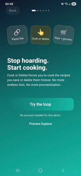 CookOrDelete – screenshot 1