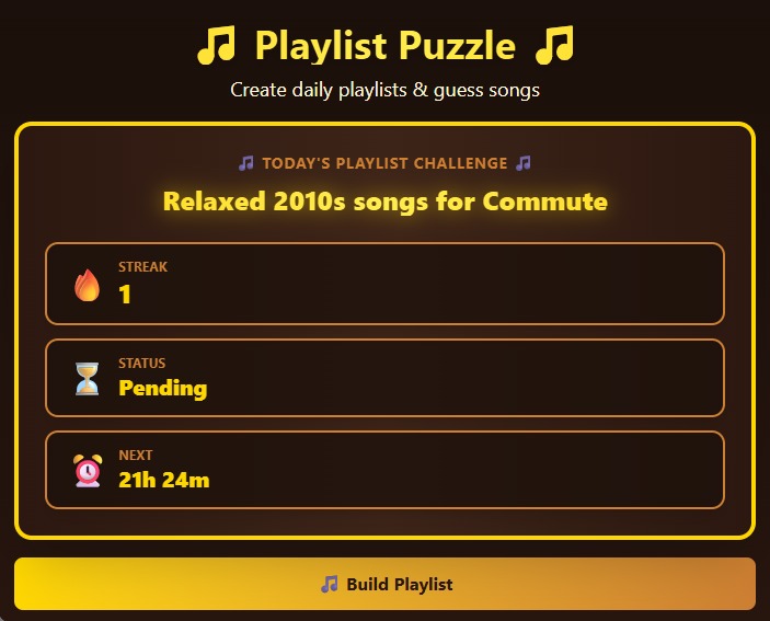 Playlist Puzzle – screenshot 2