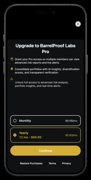 BarrelProof Labs App – screenshot 8