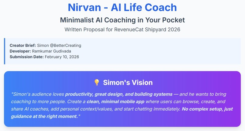 Nirvan - AI Coach – screenshot 1