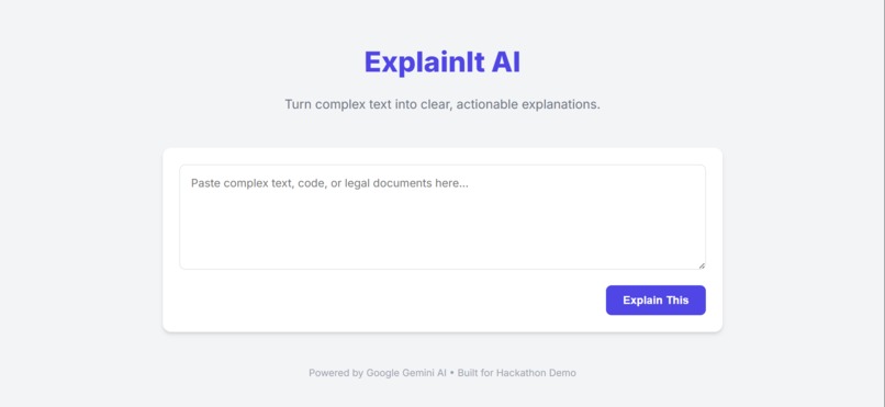 ExplainIt AI – screenshot 1