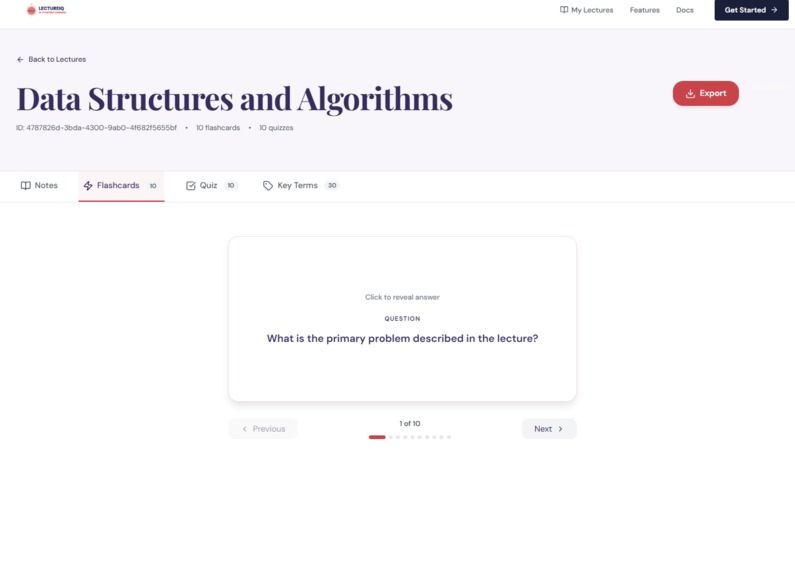 LectureIQ - AI-Powered Learning Assistant – screenshot 3
