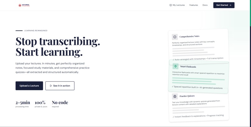 LectureIQ - AI-Powered Learning Assistant – screenshot 4