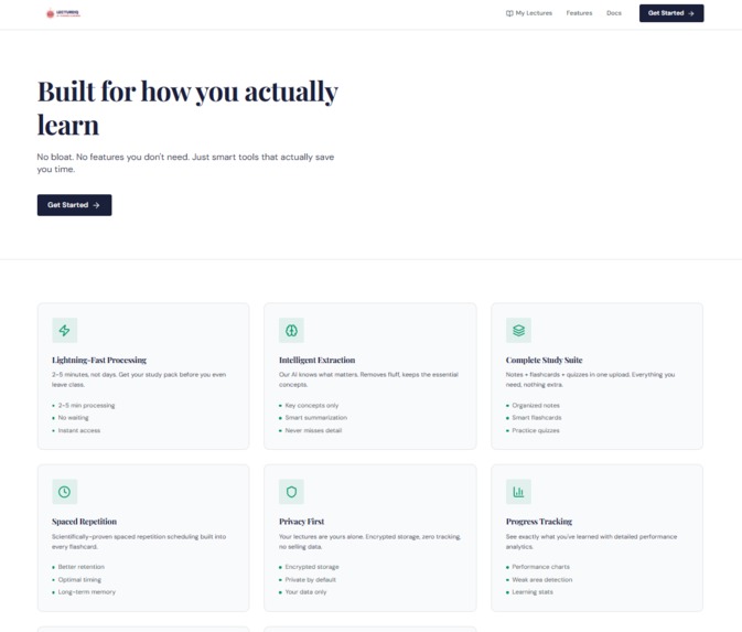 LectureIQ - AI-Powered Learning Assistant – screenshot 5