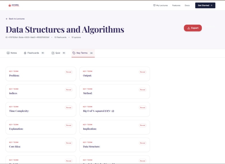 LectureIQ - AI-Powered Learning Assistant – screenshot 6