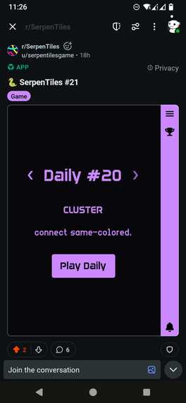 SerpenTiles – screenshot 5