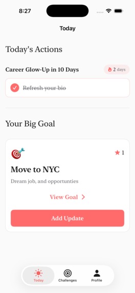 Leap: Goals and Challenges – screenshot 1