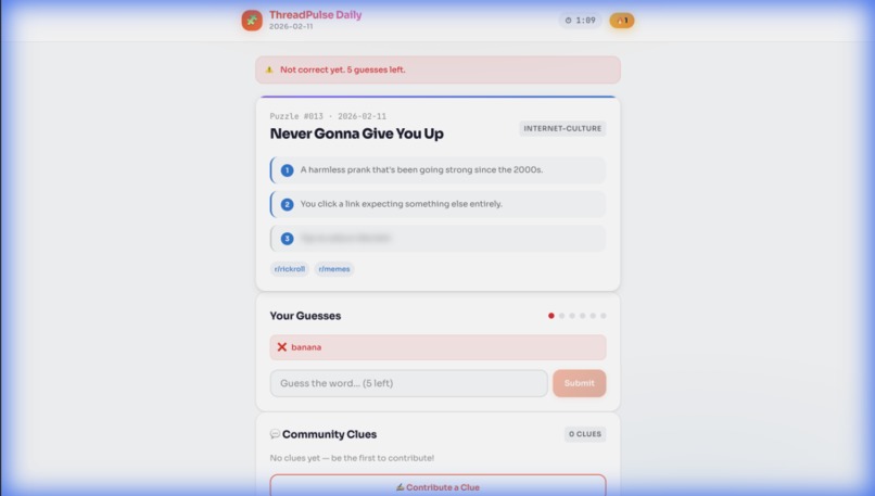 ThreadPulse Daily – screenshot 1