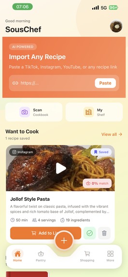 The Souschef – screenshot 1