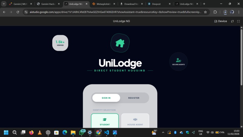 UniLodge – screenshot 1