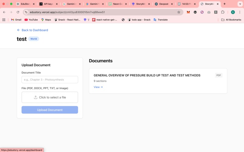 unistory ai  – screenshot 2
