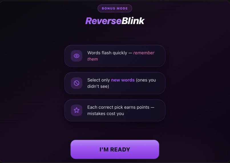 BlinkWords – screenshot 2