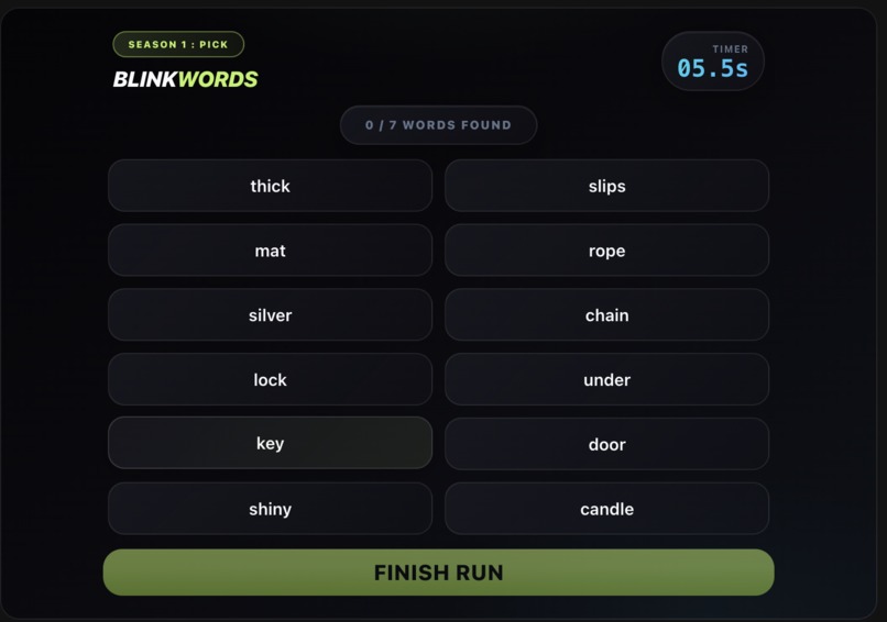 BlinkWords – screenshot 3